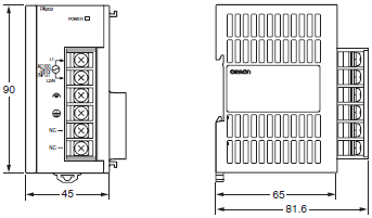 FQM1 Series Dimensions 2 