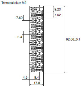 CS1W-AD Dimensions 3 