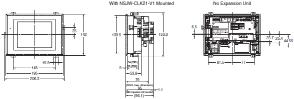 NSJ Series Dimensions 3 