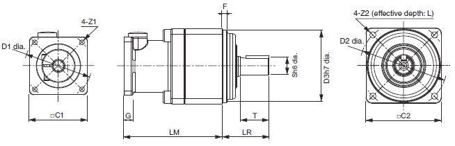 R88M-G, R7D-BP Dimensions 19 