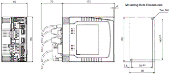 R88M-G, R88D-GN[]-ML2 Dimensions 5 