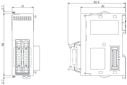 CJ1W-MD Dimensions 3 