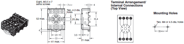 Accessories 61F Dimensions 2 