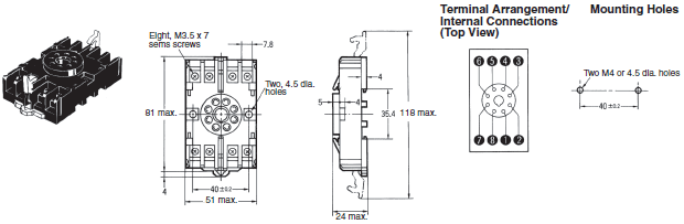 Accessories 61F Dimensions 3 