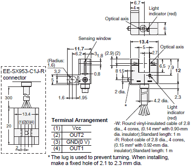 EE-SX95 Dimensions 6 