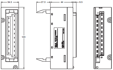 CS1W-AT2[][] Dimensions 2 