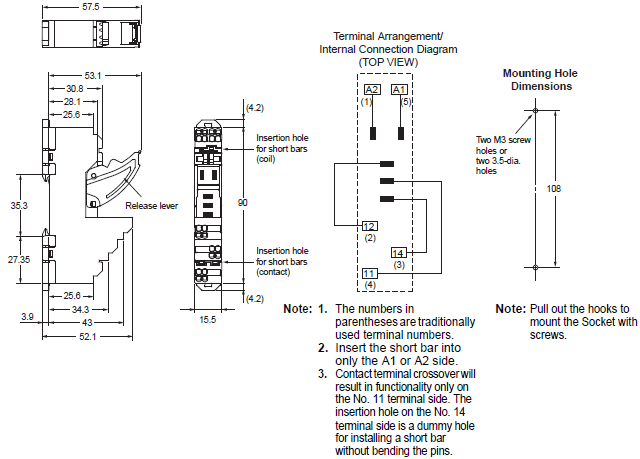 PYF-[][]-PU / PTF-[][]-PU / P2RF-[][]-PU Dimensions 12 