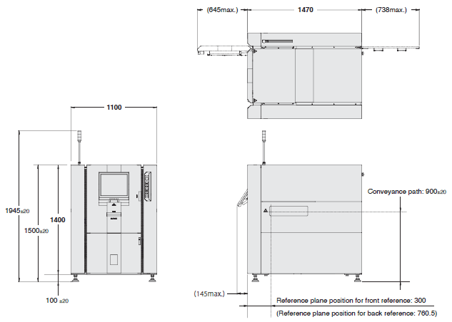 VT-S730-H Dimensions 1 