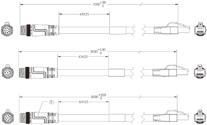 MicroHAWK V430-F / V420-F / V330-F / V320-F Dimensions 19 