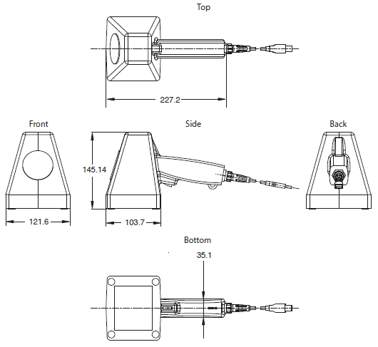 LVS-9585 Series Dimensions 1 