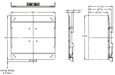 S8NR-S / S8R-BB Dimensions 14 