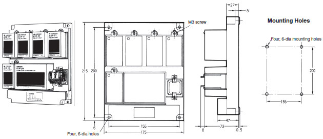 61F-G[] Dimensions 5 