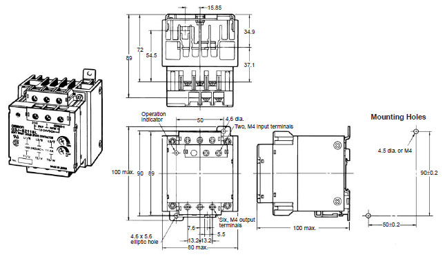 G3J-S Dimensions 1 