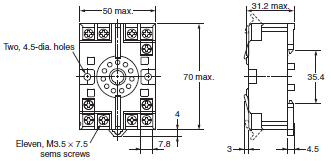H7CC-R Dimensions 21 