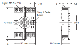 H7CC-R Dimensions 23 