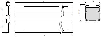 F3SJ Series Dimensions 42 